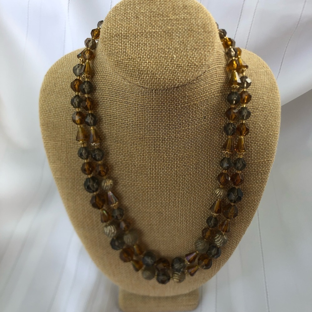Vtg German Double Strand Necklace